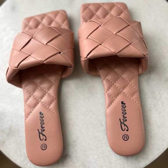 Forever Rose Dress Slide Sandals size 8.5 - Picture 2 of 6
